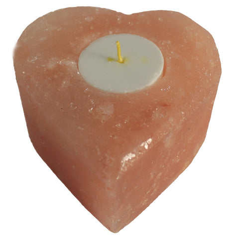 Salt Candle Holder - Med Heart - Niche & Cosy 
