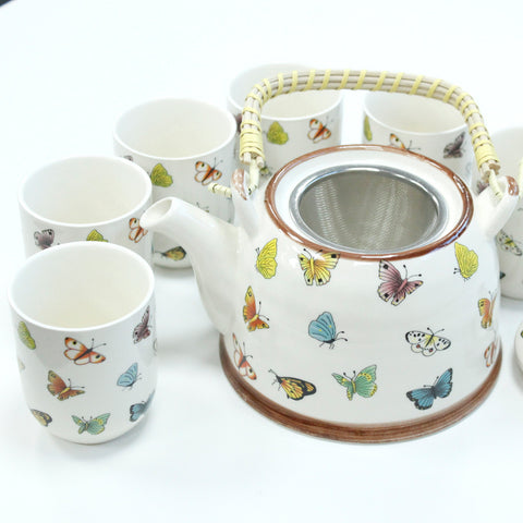 Herbal Teapot Set - Butterflies - Niche & Cosy 