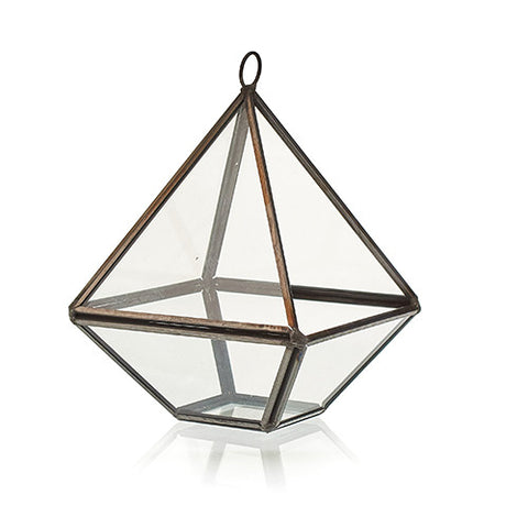 Glass Terrarium - Small Diamond - Niche & Cosy 