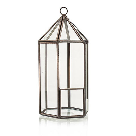 Glass Terrarium - Lantern Shape - Niche & Cosy 