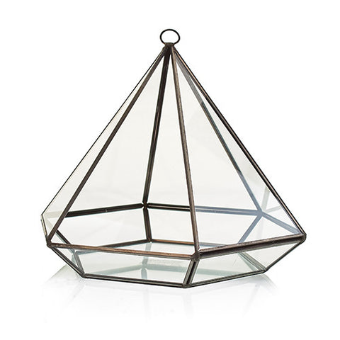 Glass Terrarium - Large Diamond - Niche & Cosy 