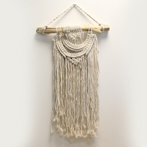 Macrame Wall Hanging - Two Waves - Niche & Cosy 